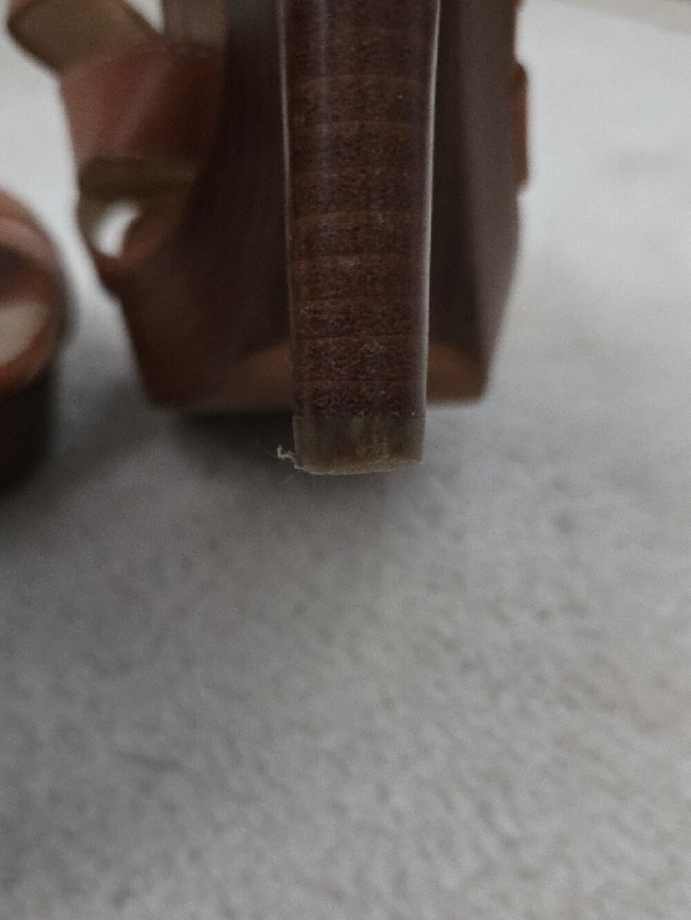 Coach Stephanie Brown Leather Double Buckle Strappy High Heel Sandals - Picture 9 of 11